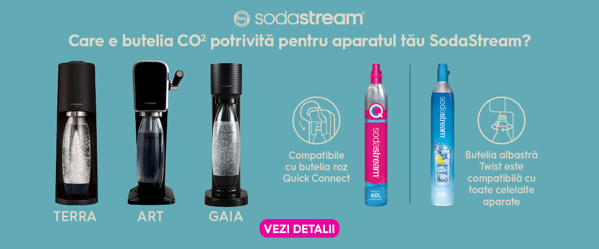 Compatibilitate cilindri SodaStream